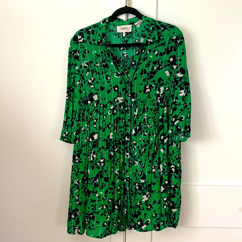 BA&SH Erine Mini Shirt Dress